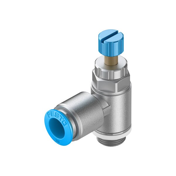 Festo One-Way Flow Control Valve GRLA-1/4-QS-10-RS-D GRLA-1/4-QS-10-RS-D - main